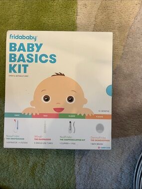 fridababy Baby Basics Kit - White with Blue Accents